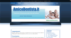 Desktop Screenshot of amicodentista.it